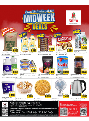 MIDWEEK DEALS
