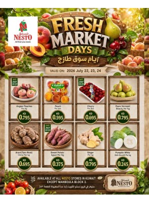FRESH MARKET DAYS