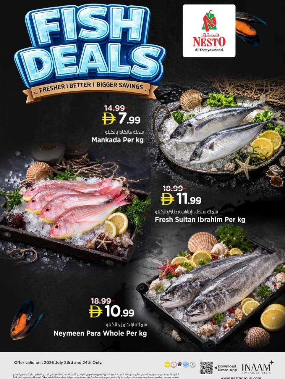 Nesto Fish Deals UAE – Fresh Seafood Offers