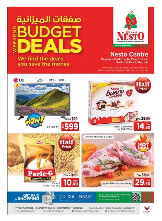 Weekend Grabs National Paint Sharjah from Nesto until 9th December