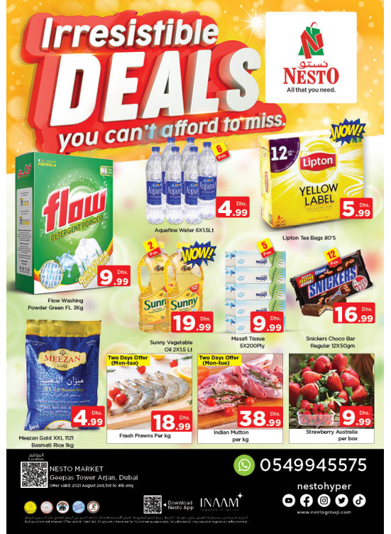 Midweek Deals - Arjan