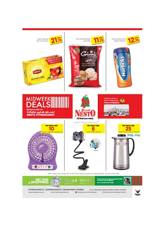 Midweek Deals - Jabel Ali