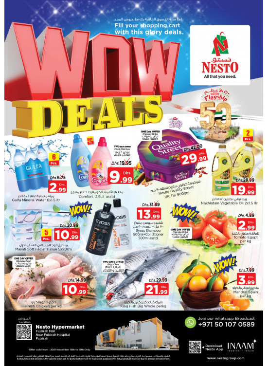Midweek Deals - Fujairah