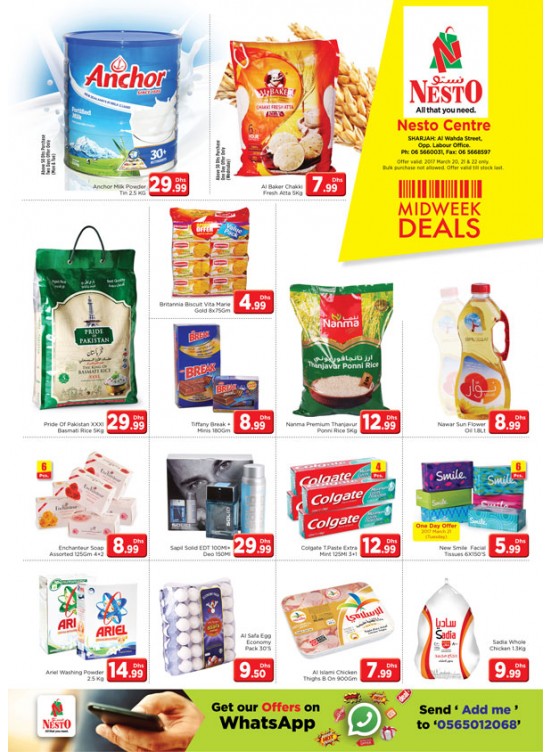 Midweek Deals Nesto At Al Wahada Sharjah