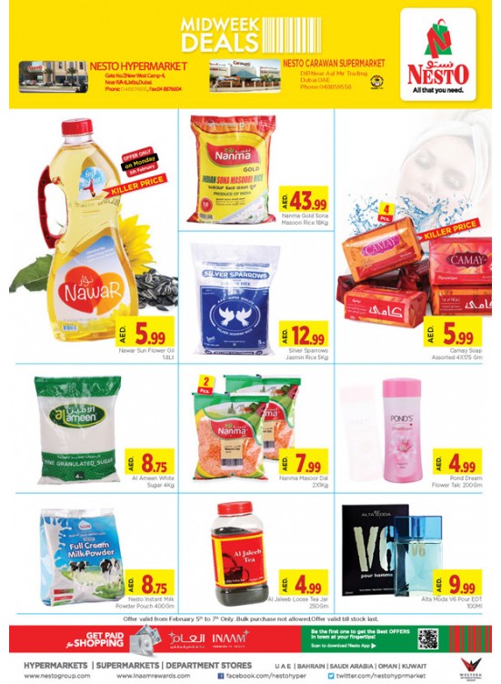 Midweek Deals - Dubai