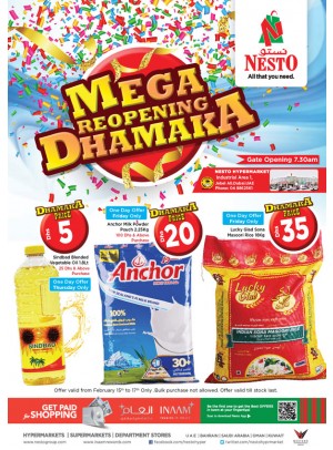 Mega Reopening Dhamaka