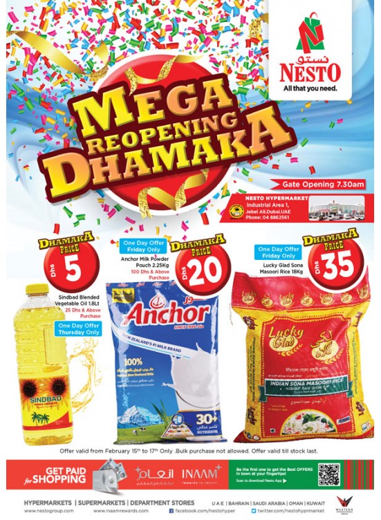 Mega Reopening Dhamaka
