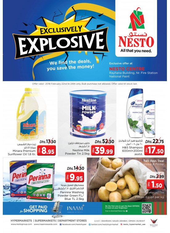 Weekend Grabs National Paint Sharjah from Nesto until 24th February