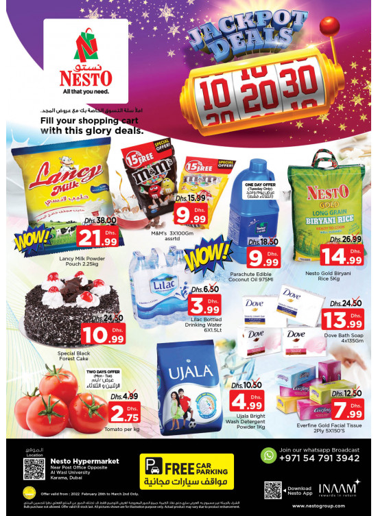 Midweek Deals - Near Karama Post Office, Dubai