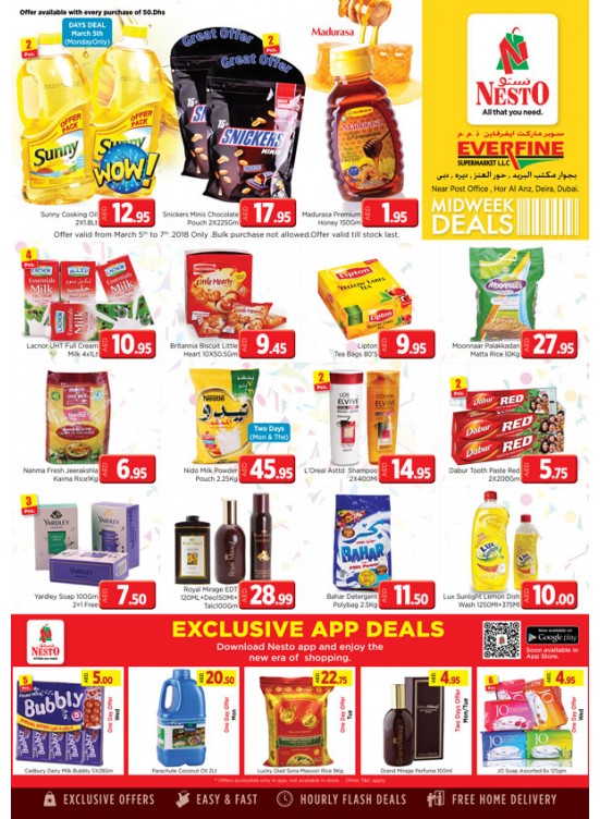 Midweek Deals - Everfine Hor Al Anz