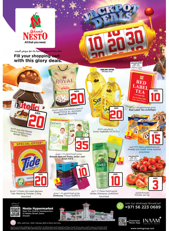 Midweek Deals - Al Nabba, Sharjah