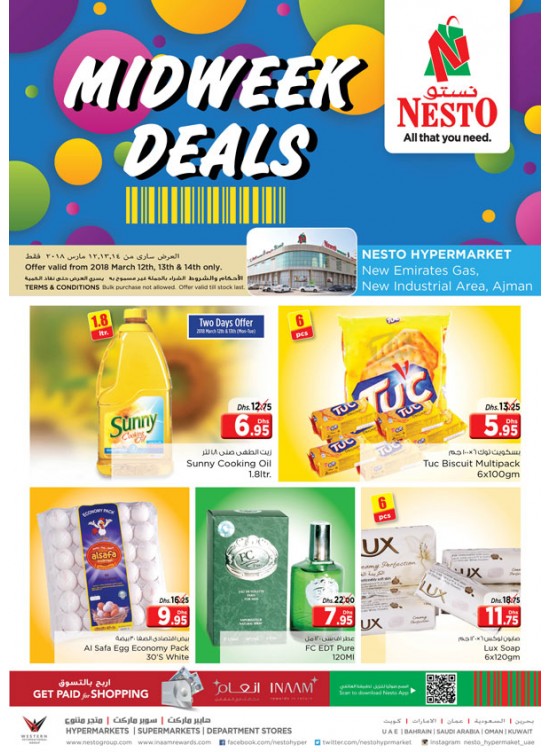 Midweek Deals - Opp. GMC Hospital Ajman