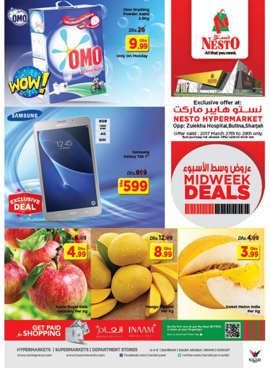 Midweek Deals Nesto At Butina Sharjah