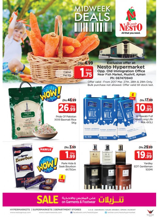 Midweek Deals Nesto At Mushrif Ajman
