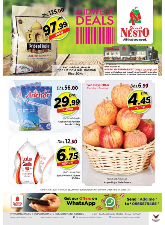 Midweek Deals Nesto At Jurf Ajman