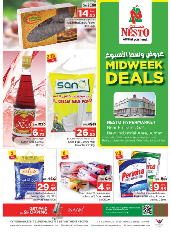 Midweek Deals - Opp. GMC Hospital Ajman