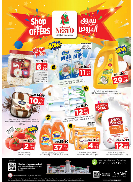 Midweek Deals - Al Nabba, Sharjah