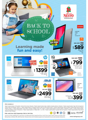 Back to School Deals