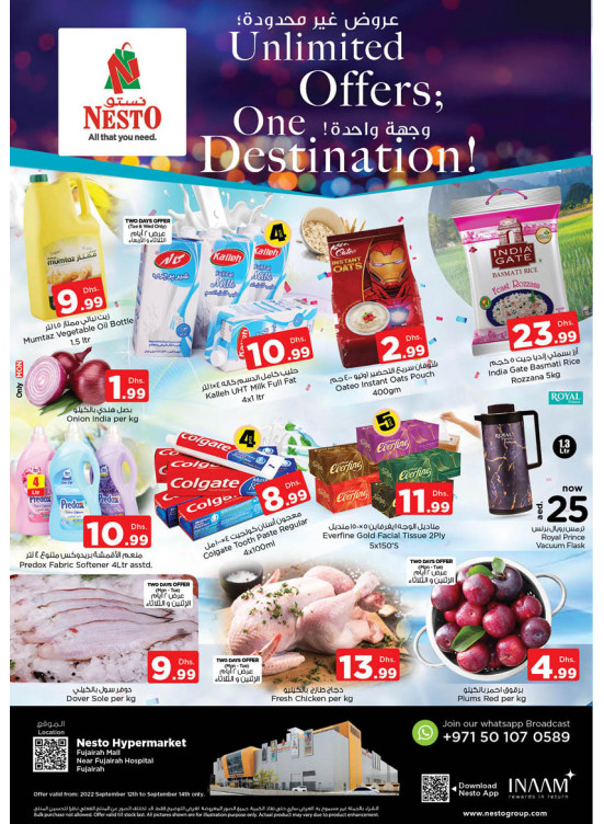Midweek Deals - Fujairah