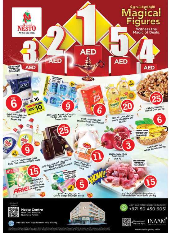 Midweek Deals Nuaimiya, Ajman from Nesto until 3rd November Nesto