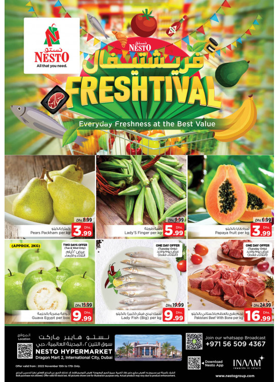 Midweek Deals Dragon Mart 2, Dubai from Nesto until 17th November