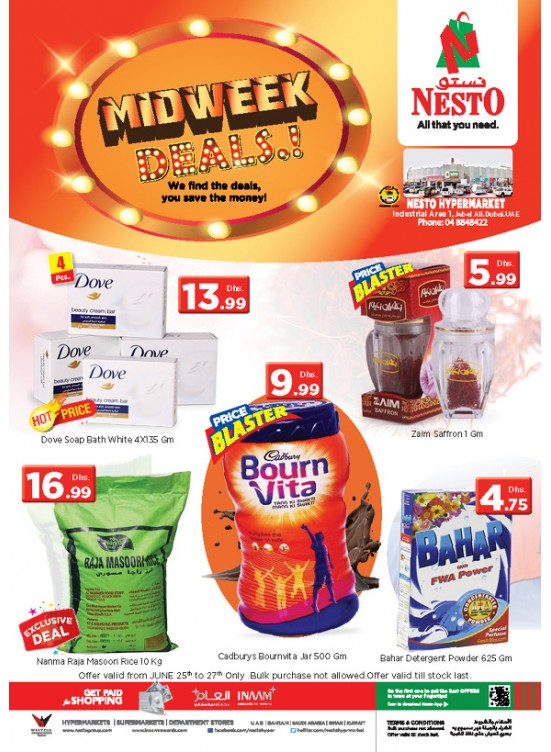 Midweek Deals - Jabel Ali