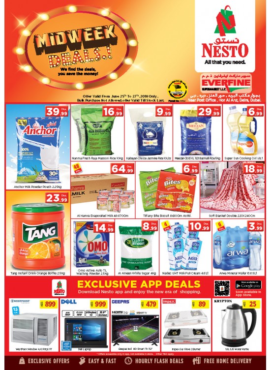 Midweek Deals - Everfine Supermarket, Hor Al Anz