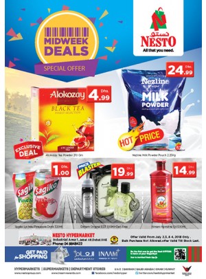 Midweek Deals - Jabel Ali