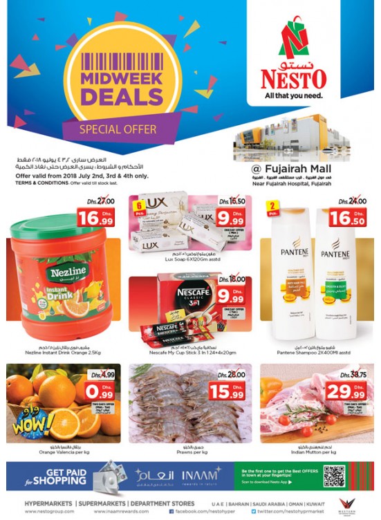 Midweek Deals - Fujairah