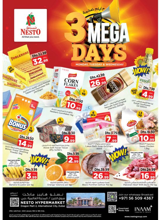 Midweek Deals - Dragon Mart 2, Dubai