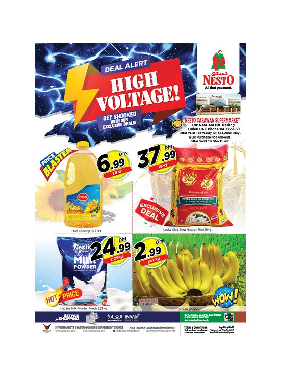 High Voltage Deals - Carawan Supermarket, DIP
