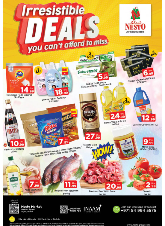 Midweek Deals - Arjan