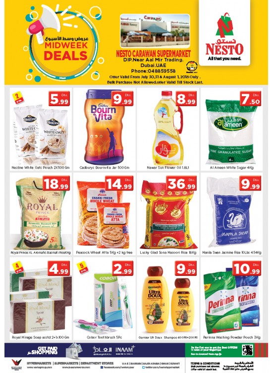 Midweek Deals - Carawan Supermarket, DIP