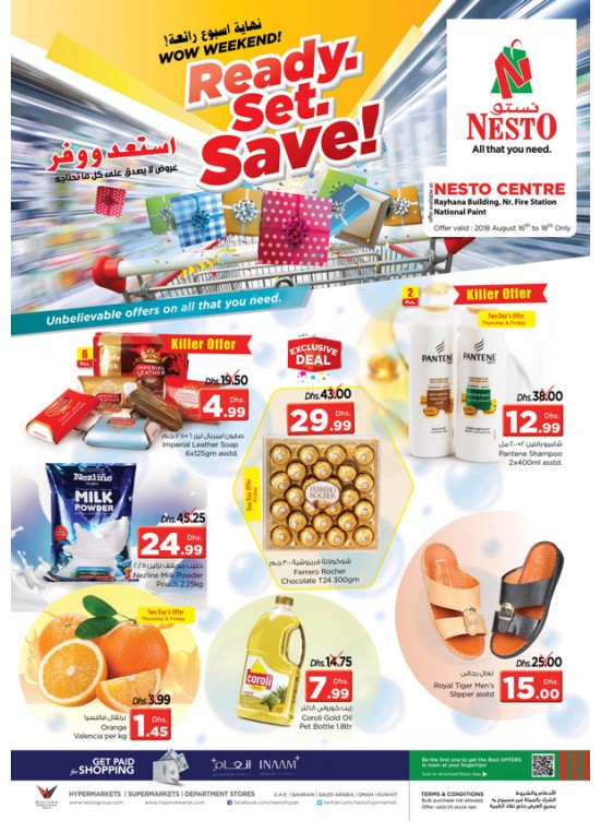 Weekend Grabs National paint, Sharjah from Nesto until 18th August