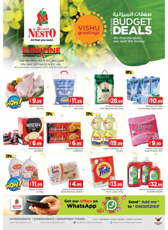Weekend Grabs at Everfine Dubai