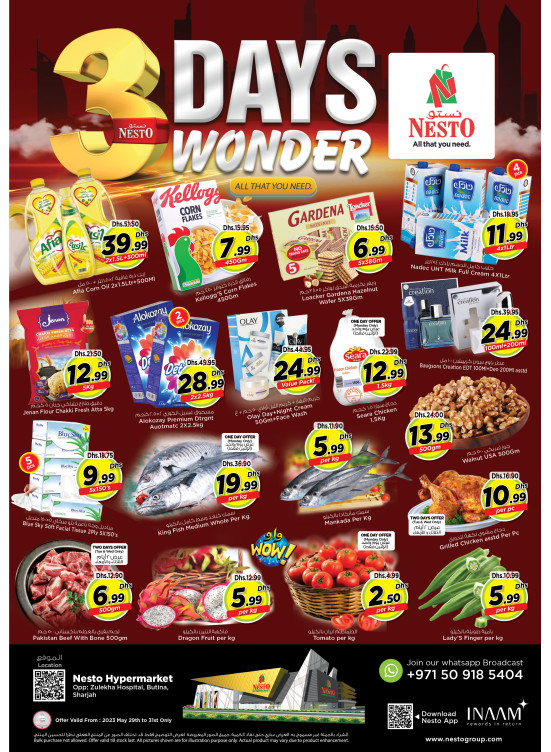 Midweek Deals - Butina, Sharjah