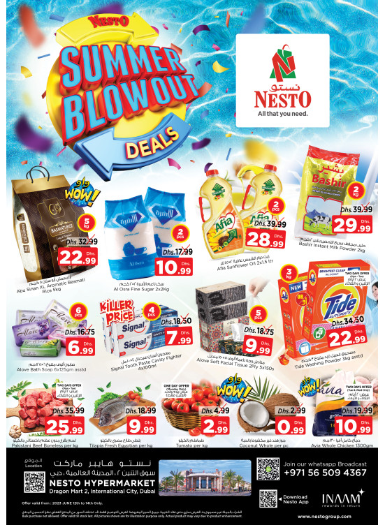 Midweek Deals Dragon Mart 2, Dubai from Nesto until 14th June Nesto