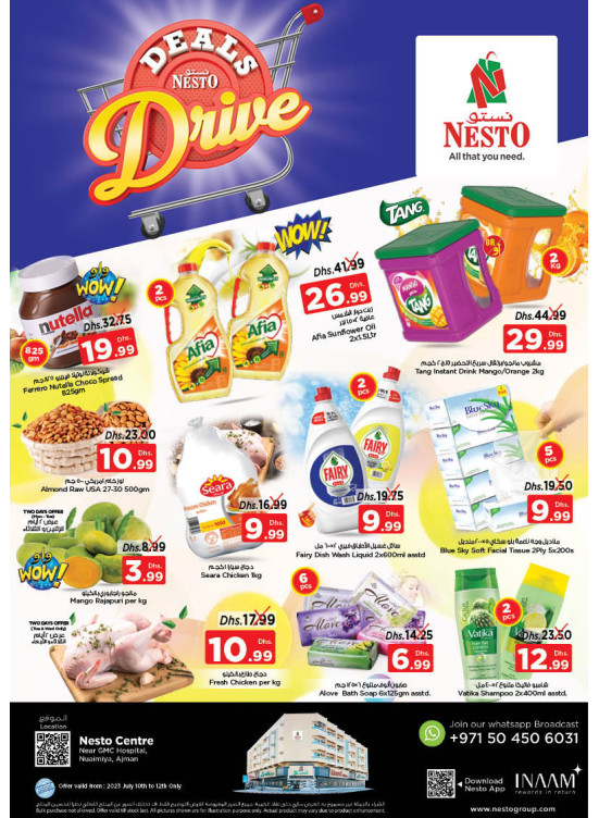 Midweek Deals Nuaimiya, Ajman from Nesto until 12th July Nesto UAE