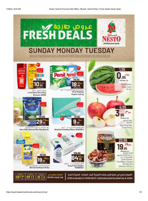 Central Province Fresh Deals - Sunday, Monday & Tuesday