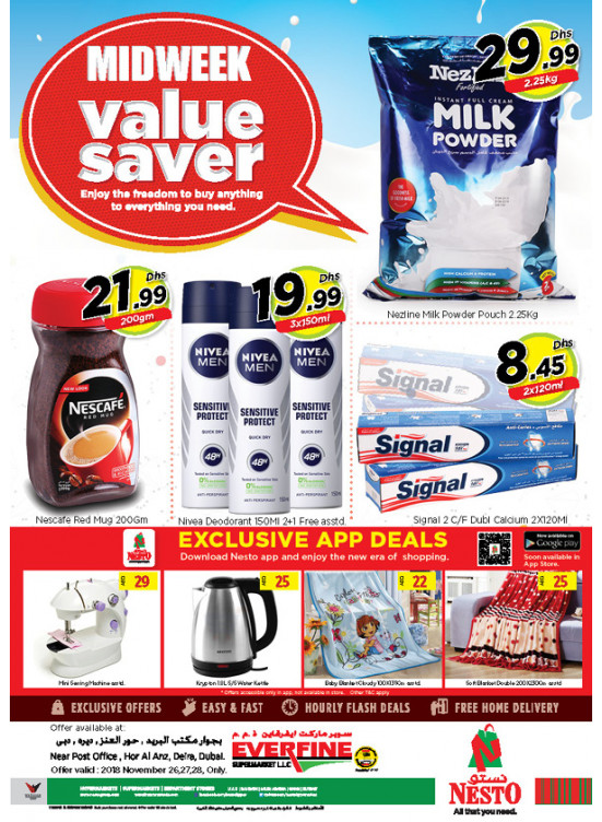 Midweek Deals - Everfine Supermarket, Hor Al Anz