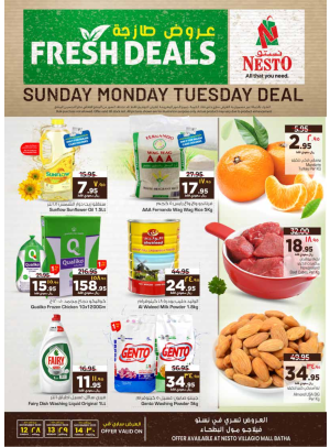 3 Days Fresh Deals - Villago Mall, Batha