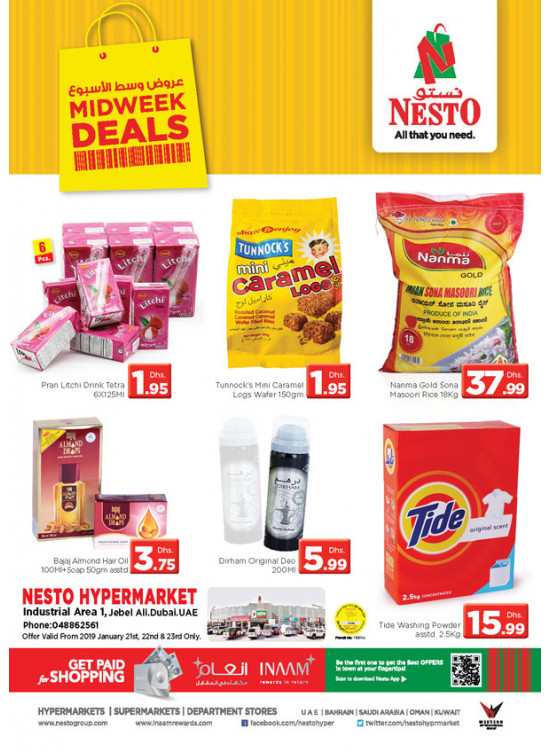 Midweek Deals - Jebel Ali