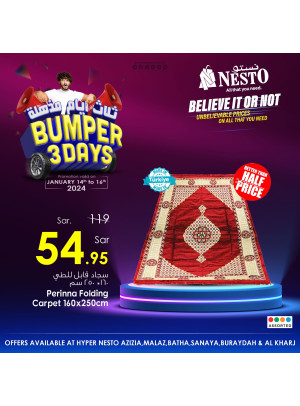 Bumper 3 Days Offers
