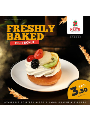 Freshly Baked Fruit Donuts - Riyadh, Qassim & Kharj