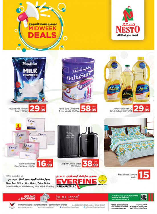 Midweek Deals - Everfine Supermarket, Hor Al Anz