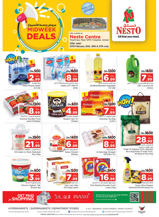 Midweek Deals - Nuaimiya, Ajman