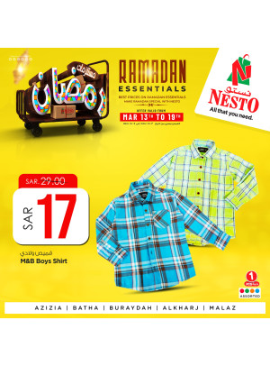 Ramadan Essentials Offers, Vol 8 - Riyadh & Qassim