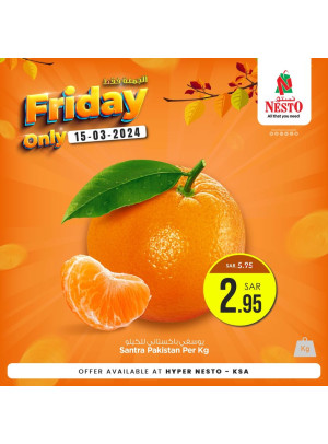Friday Only Offer