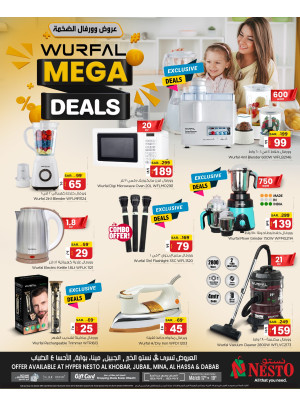 WURFAL Mega Deals - Al Ahsa, Mina, Al Dabab, Al Khubar & Jubayl