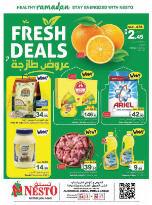 Fresh Deals - Al Khobar, Jubail, Mina & Dabab